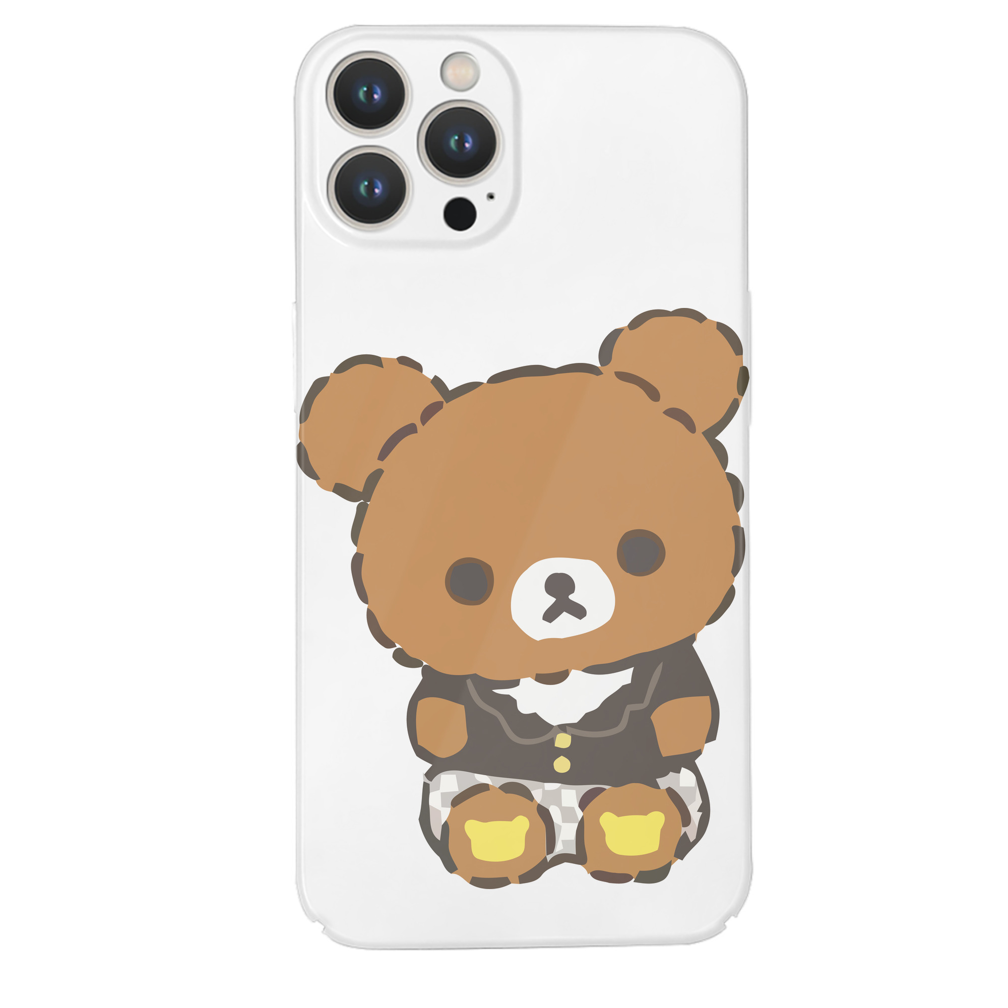 （画像用） リラックマ リラックマ キイロイトリ Rilakkuma Korilakkuma Kiiroitori 【iPhone 14シリーズ対応】ハードケース